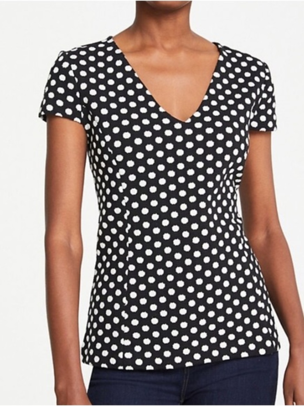Ann Taylor polka dot top